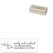 Wir tun | Moderne Typografie Hochzeit Gummistempel (Stempel)