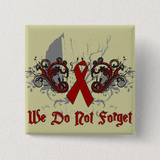 Wir tun nicht Vergessen-AIDS Bewusstsein Button