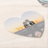 Wir tun - Sommer Hochzeitspapier-Untersetzer Untersetzer (angewinkelt)