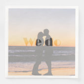 Wir tun - Sommerhochzeit in Neapel Serviette (Vorderseite)