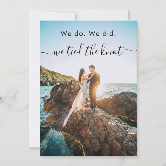 Wir tun, wir haben die Ankündigung zur Entweihung  (Vorderseite)