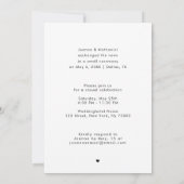 Wir tun, wir haben die Ankündigung zur Entweihung  (Rückseite)