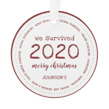 Wir überlebten 2020 Name Acryl