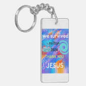 Wir überlebten Milton 2024 Schlüsselanhänger (Vorderseite links)