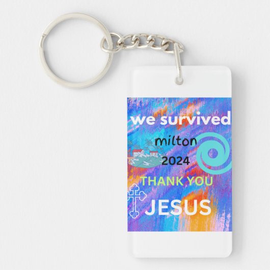 Wir überlebten Milton 2024 Schlüsselanhänger (Vorderseite)