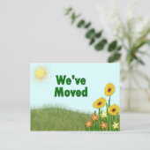 Wir und Apos; haben sich bewegt Ankündigungspostkarte (Stehend Vorderseite)