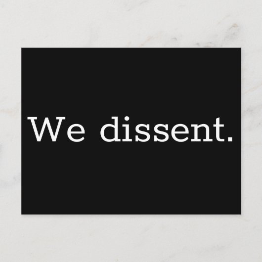 Wir unterscheiden rechteckig postkarte (Vorderseite)