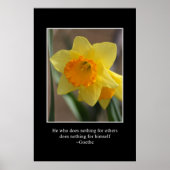 Wir verbessern uns selbst, indem wir anderen etwas poster (Vorne)