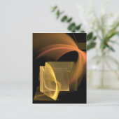 Wir verbinden Abstrakte moderne Kunst Postkarte (Stehend Vorderseite)