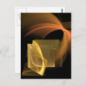 Wir verbinden Abstrakte moderne Kunst Postkarte (Vorne/Hinten)