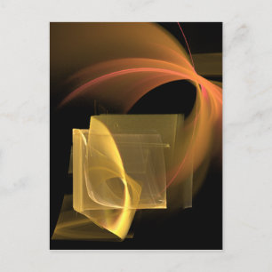 Wir verbinden Abstrakte moderne Kunst Postkarte