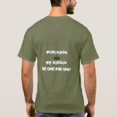 Wir verehren T - Shirt (Rückseite)