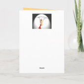 Wir verehren uns, mit denen du kochst! Dankeschön Dankeskarte (Rückseite)