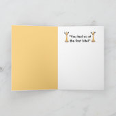 Wir verehren uns, mit denen du kochst! Dankeschön Dankeskarte (Innenseite)