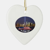 Wir vergessen Tribut nie 9-11 Keramikornament (Rechts)