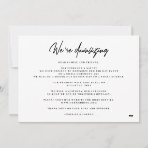 Wir verkleinern eine elegante, minimalistische, kl ankündigung