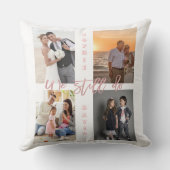 Wir verlängern noch die Vows-FotoCollage Kissen (Rückseite)