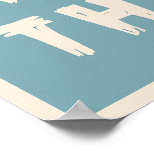 Wir verlieren uns im Bücherposter Poster (Ecke)