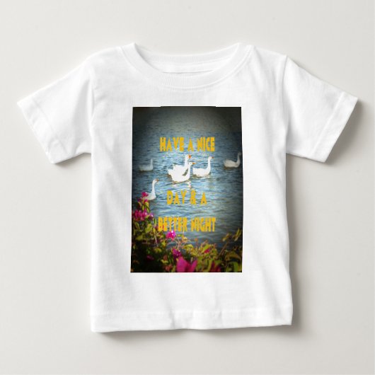 Wir verließ unseren Kunden immer zufrieden und zuf Baby T-shirt (Vorderseite)