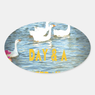 Wir verließ unseren Kunden immer zufrieden und zuf Ovaler Aufkleber