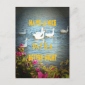 Wir verließ unseren Kunden immer zufrieden und zuf Postkarte (Vorderseite)