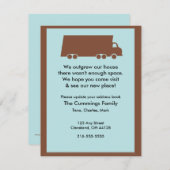 Wir verließen unser Haus und ziehen Ankündigung (Vorne/Hinten)