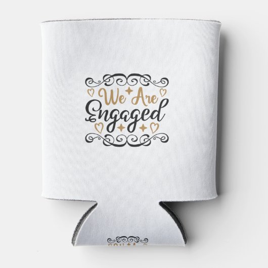 Wir verlobt dosenkühler (Vorderseite)