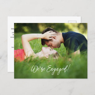 Wir Verlobt Einladungspostkarte