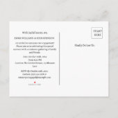 Wir Verlobt Einladungspostkarte (Rückseite)