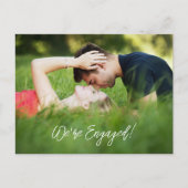 Wir Verlobt Einladungspostkarte (Vorderseite)