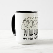 Wir vermissen dich Baad Tasse (Vorderseite Links)