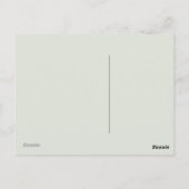 Wir vermissen dich Kitty Postcard Postkarte (Rückseite)