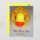 Wir vermissen dich. postkarte (Vorne/Hinten)