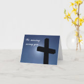 Wir vermissen, dich zu sehen... karte (Gelbe Blume)