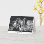 Wir vermissen Sie Minimalistisch Personalisiertes Karte (Gelbe Blume)