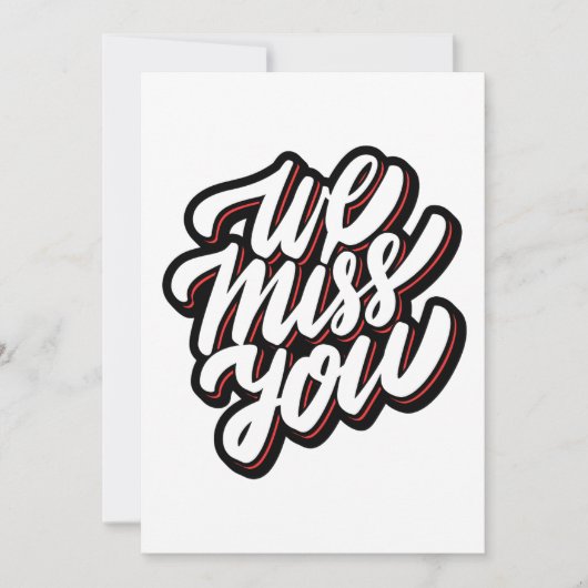 Wir verpassen Ihre Karte (Vorderseite)