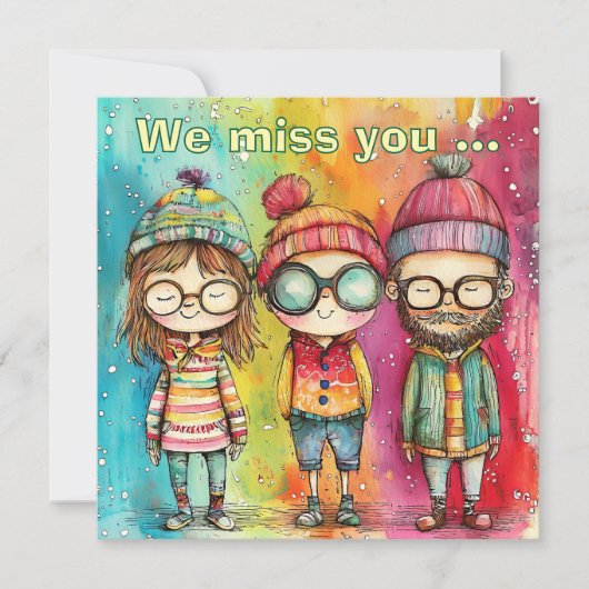 Wir verpassen Ihre Karte (Vorderseite)