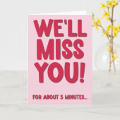 Wir verpassen Ihre Rentenkarte Karte (Gelbe Blume)