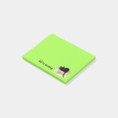 wir verschieben Post-it-Notizen Post-it Klebezettel (angewinkelt)