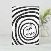 wir verschoben Ankündigung (Spiralweg) (Stehend Vorderseite)