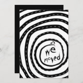 wir verschoben Ankündigung (Spiralweg) (Vorne/Hinten)