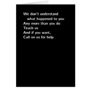 "wir verstehen nicht"