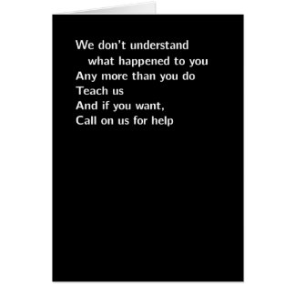 "wir verstehen nicht"