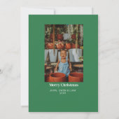 Wir versuchten die Weihnachts-Weihnachtskarte für Einladung (Rückseite)