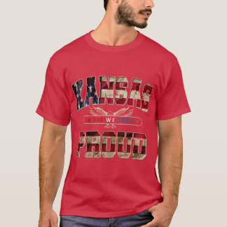 Wir vertrauen auf Gott Kansas Stolz Stark Großarti T-Shirt
