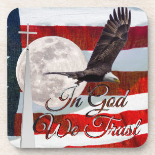 Wir vertrauen auf harte Kunststoff-Untersetzer Set Getränkeuntersetzer