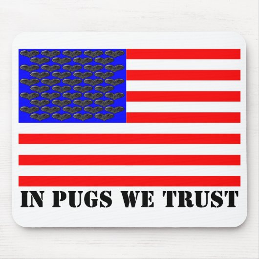 Wir vertrauen auf Möpsen Mousepad (Vorne)