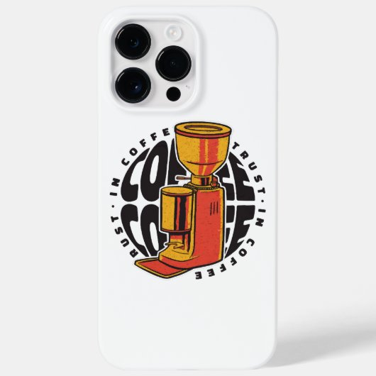 Wir vertrauen dem Kaffee Case-Mate iPhone Hülle (Rückseite)