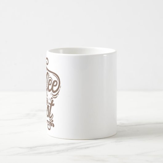 Wir vertrauen dem Kaffee Kaffeetasse (Mittel)