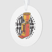 Wir vertrauen dem Kaffee Ornament (Vorderseite)